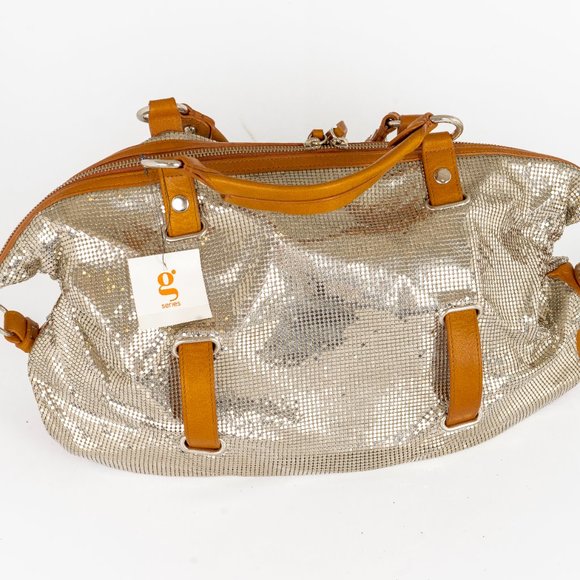 NWT Cole Haan G Series Mesh Mirror Designer Bag - Picture 1 of 7